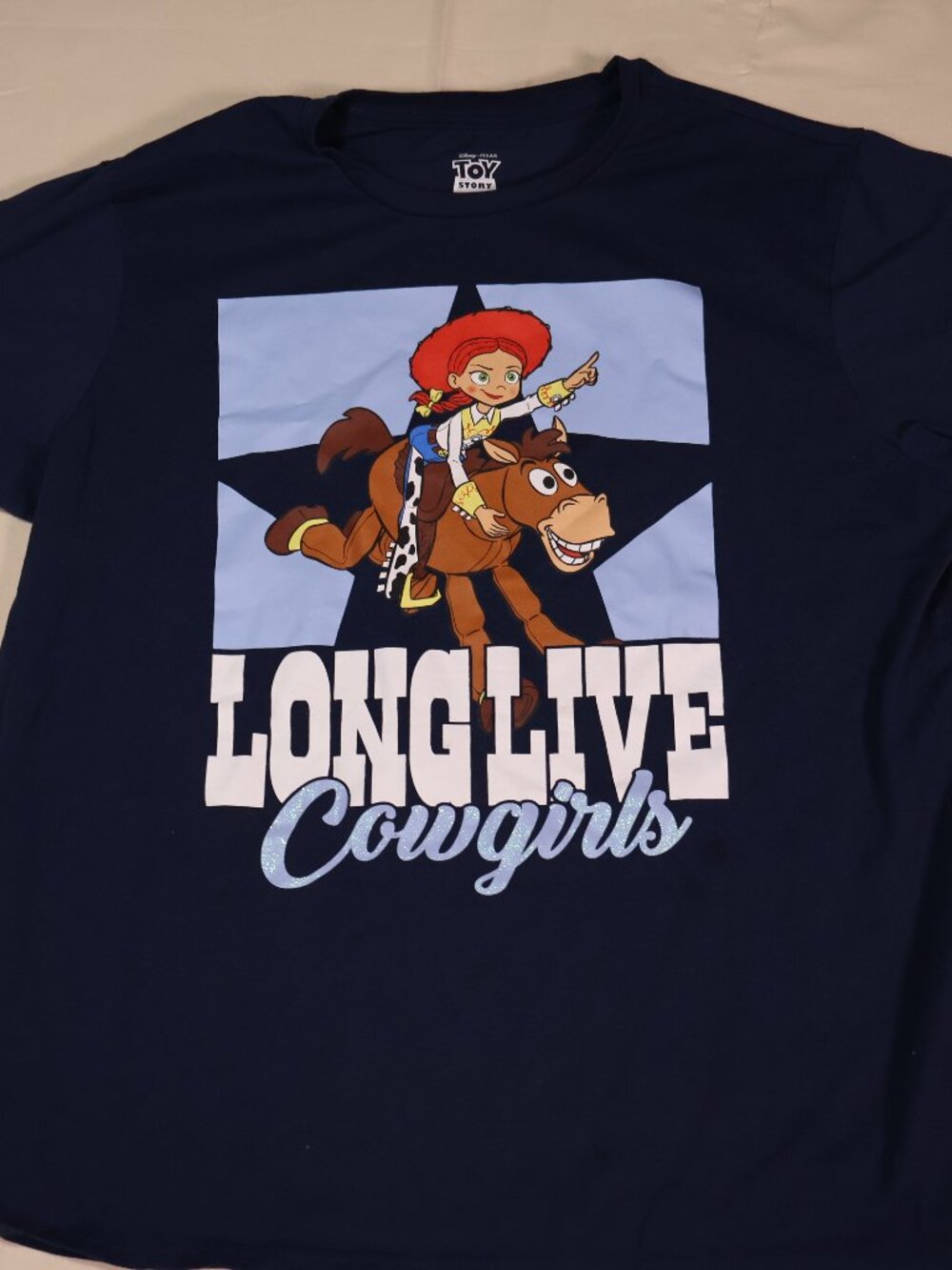 Toy Story Jesse "Long Live Cowgirls" T-Shirt iin XL